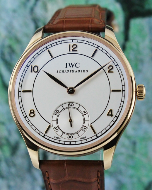 (image for) LIKE NEW UNPOLISHED IWC VINTAGE PORTUGUESE 18K ROSE GOLD MANUAL WINDING WATCH / IW544503